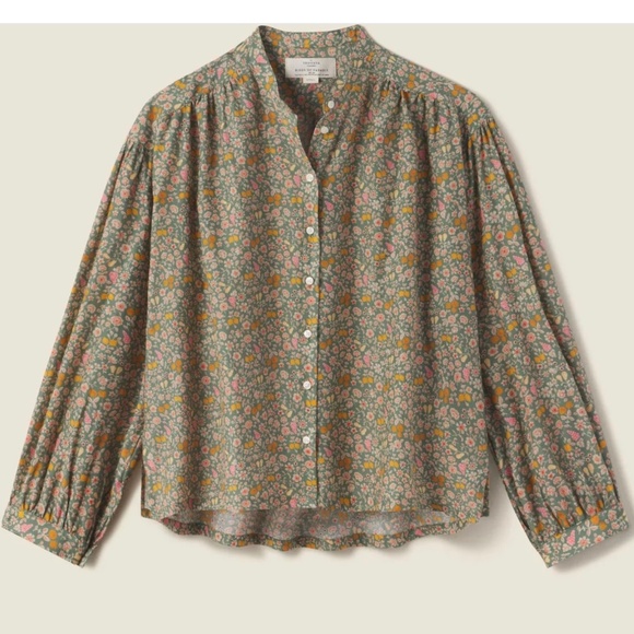 Trovata Birds of Paradis Lilly Shirt in Petits Fruits, size S, NWT - Picture 14 of 14